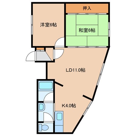 藤マンションの物件間取画像